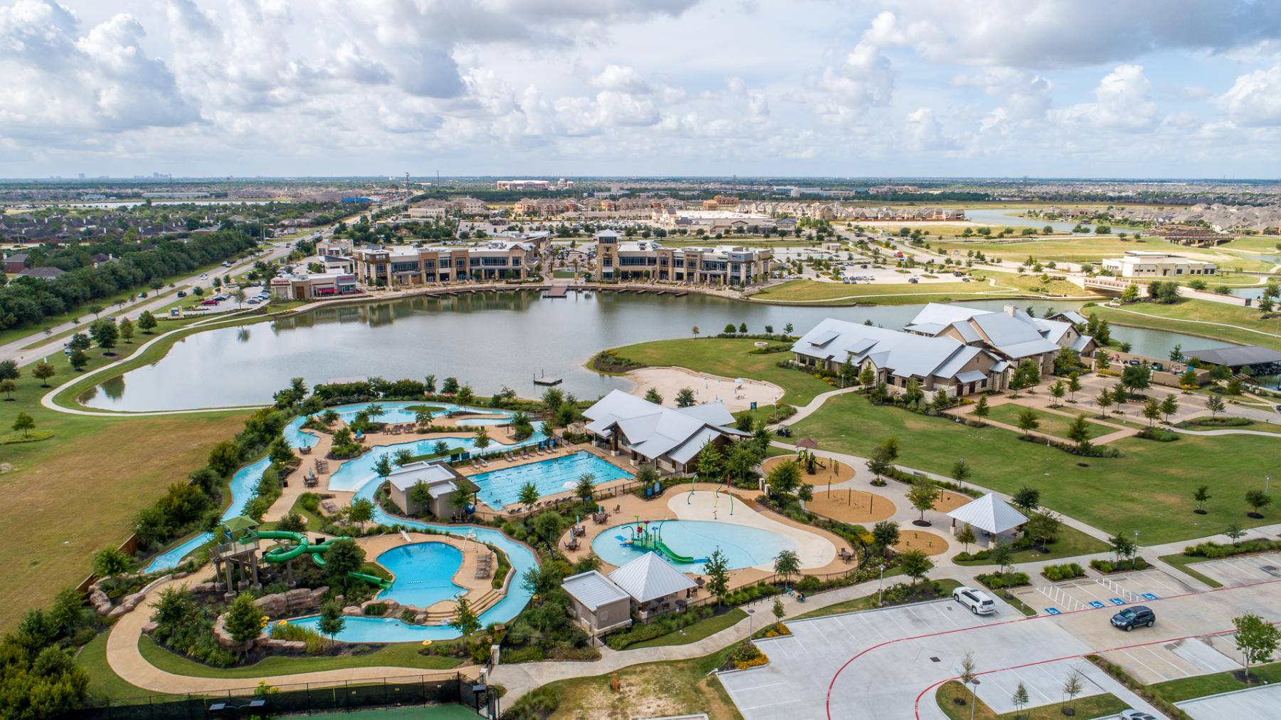 Towne Lake Land Aerial